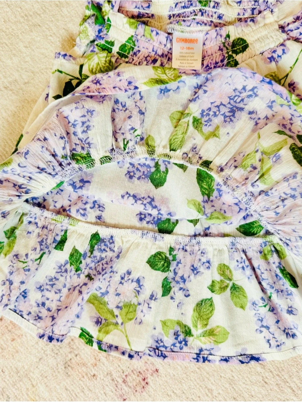 Gymboree Girls Floral Ruffle Cover-Up - Splish- Splash